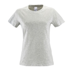 Women's t-shirt made of 100% cotton, 150 g/m2, SOL'S Regent heather light grey colour