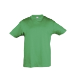 Children's cotton t-shirt, 150 g/m2, SOL'S Regent Kids green colour eighth view