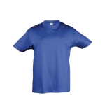 Children's cotton t-shirt, 150 g/m2, SOL'S Regent Kids royal blue colour third view