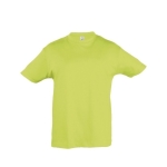 Children's cotton t-shirt, 150 g/m2, SOL'S Regent Kids light-green colour eighth view