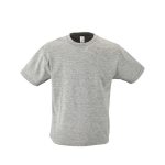 Children's cotton t-shirt, 150 g/m2, SOL'S Regent Kids marbled grey colour