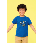 Children's cotton t-shirt, 150 g/m2, SOL'S Regent Kids navy-blue colour