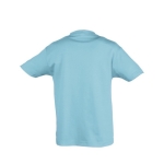 Children's cotton t-shirt, 150 g/m2, SOL'S Regent Kids light blue colour rear view