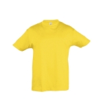 Children's cotton t-shirt, 150 g/m2, SOL'S Regent Kids dark yellow colour