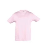 Children's cotton t-shirt, 150 g/m2, SOL'S Regent Kids light pink colour