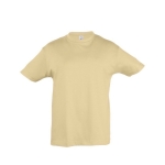 Children's cotton t-shirt, 150 g/m2, SOL'S Regent Kids light brown colour second view