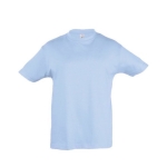 Children's cotton t-shirt, 150 g/m2, SOL'S Regent Kids pastel blue colour