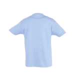 Children's cotton t-shirt, 150 g/m2, SOL'S Regent Kids pastel blue colour rear view