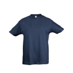 Children's cotton t-shirt, 150 g/m2, SOL'S Regent Kids denim blue colour