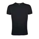 Cotton t-shirt, 150 g/m2, SOL'S Regent Fit black colour third view