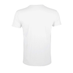 Cotton t-shirt, 150 g/m2, SOL'S Regent Fit white colour rear view