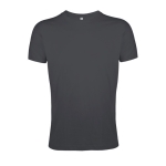 Cotton t-shirt, 150 g/m2, SOL'S Regent Fit dark grey colour eighth view