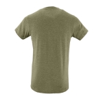 Cotton t-shirt, 150 g/m2, SOL'S Regent Fit khaki colour rear view