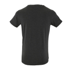 Cotton t-shirt, 150 g/m2, SOL'S Regent Fit graphite colour rear view