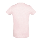 Cotton t-shirt, 150 g/m2, SOL'S Regent Fit light pink colour rear view