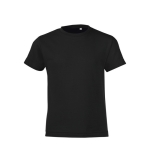 Children's t-shirt made of 100% cotton, 150 g/m2, SOL'S Regent black colour third view