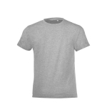 Children's t-shirt made of 100% cotton, 150 g/m2, SOL'S Regent marbled grey colour