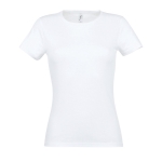 Women's t-shirt made of 100% cotton, 150 g/m2, SOL'S Miss white colour ninth view