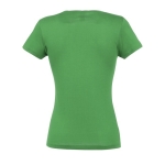 Women's t-shirt made of 100% cotton, 150 g/m2, SOL'S Miss green colour rear view