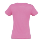 Women's t-shirt made of 100% cotton, 150 g/m2, SOL'S Miss pink colour rear view