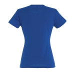 Women's t-shirt made of 100% cotton, 150 g/m2, SOL'S Miss royal blue colour rear view