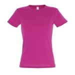 Women's t-shirt made of 100% cotton, 150 g/m2, SOL'S Miss fuchsia colour