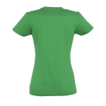 Women's 100% cotton t-shirt in colours, 190 g/m2, SOL'S Imperial green colour rear view