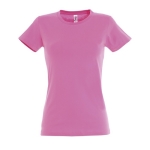 Women's 100% cotton t-shirt in colours, 190 g/m2, SOL'S Imperial pink colour