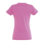 Women's 100% cotton t-shirt in colours, 190 g/m2, SOL'S Imperial pink colour rear view