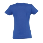 Women's 100% cotton t-shirt in colours, 190 g/m2, SOL'S Imperial royal blue colour side view