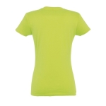 Women's 100% cotton t-shirt in colours, 190 g/m2, SOL'S Imperial light-green colour rear view