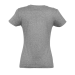 Women's 100% cotton t-shirt in colours, 190 g/m2, SOL'S Imperial marbled grey colour side view