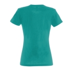 Women's 100% cotton t-shirt in colours, 190 g/m2, SOL'S Imperial rear view