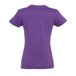 Women's 100% cotton t-shirt in colours, 190 g/m2, SOL'S Imperial rear view