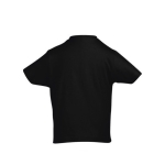 Children's t-shirt, 100% cotton, 190 g/m2, SOL'S Imperial black colour rear view