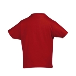 Children's t-shirt, 100% cotton, 190 g/m2, SOL'S Imperial red colour rear view