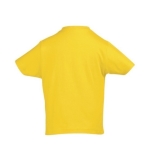 Children's t-shirt, 100% cotton, 190 g/m2, SOL'S Imperial dark yellow colour rear view