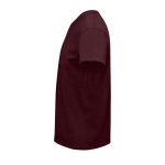 T-shirt from organic cotton, 150 g/m2, SOL'S Crusader burgundy colour side view