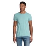 T-shirt from organic cotton, 150 g/m2, SOL'S Crusader turquoise colour photographic view