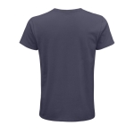 T-shirt from organic cotton, 150 g/m2, SOL'S Crusader titanium colour rear view