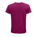 T-shirt from organic cotton, 150 g/m2, SOL'S Crusader fuchsia colour rear view