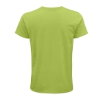 T-shirt from organic cotton, 150 g/m2, SOL'S Crusader light-green colour rear view