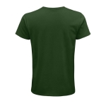 T-shirt from organic cotton, 150 g/m2, SOL'S Crusader dark green colour rear view