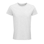 T-shirt from organic cotton, 150 g/m2, SOL'S Crusader heather light grey colour