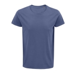 T-shirt from organic cotton, 150 g/m2, SOL'S Crusader denim blue colour