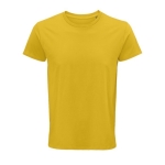 T-shirt from organic cotton, 150 g/m2, SOL'S Crusader gold colour