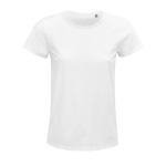 Women's t-shirt from 100% cotton, 150 g/m2, SOL'S Crusade white colour ninth view