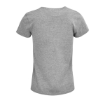 Women's t-shirt from 100% cotton, 150 g/m2, SOL'S Crusade marbled grey colour rear view