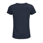 Women's t-shirt from 100% cotton, 150 g/m2, SOL'S Crusade navy-blue colour rear view