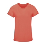 Women's t-shirt from 100% cotton, 150 g/m2, SOL'S Crusade neon orange colour